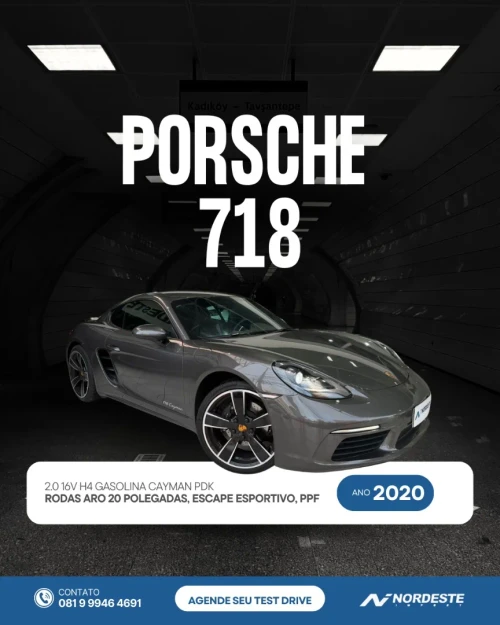 2020 Porsche 718 H4 Cayman