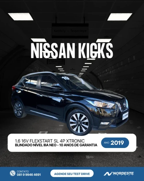 2019 Nissan Kicks Flexstart SL Xtronic